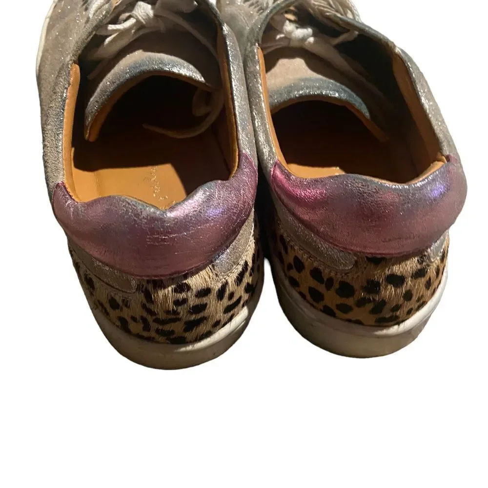 Dida true ladies sneakers leopard accents excellent  condition see pics size 8